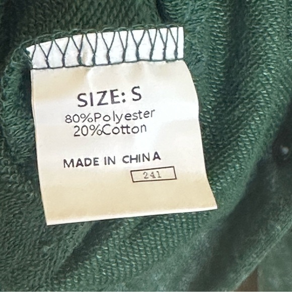 Washed Shacket Size Small Green Snap Button Closure Front Snap Pockets Casual - Picture 4 of 12